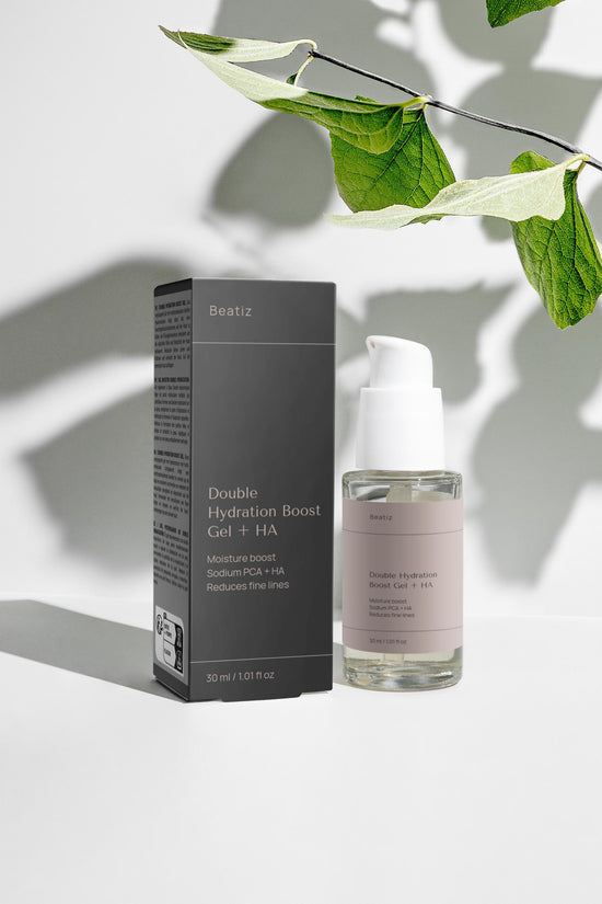 Double Hydration Boost Gel + HA for intense skin hydration