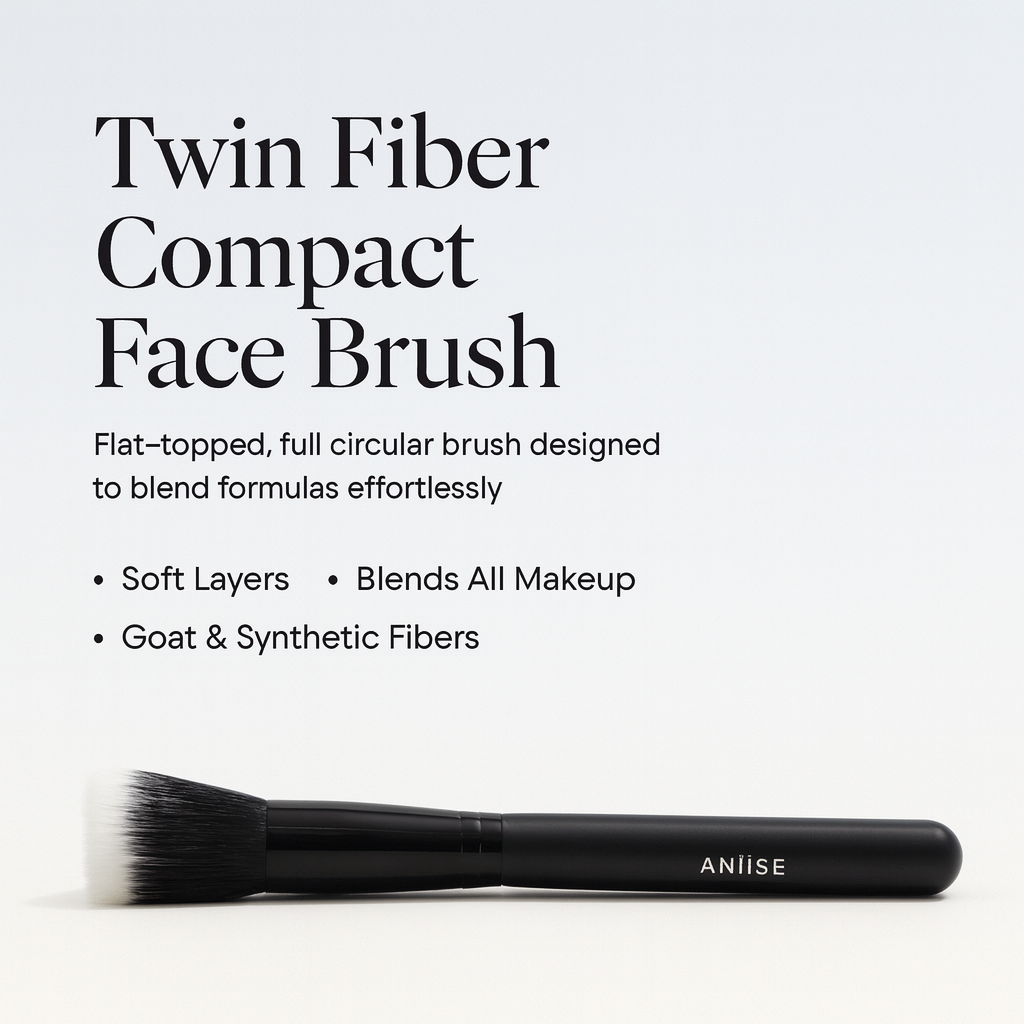 Twin Fiber Compact Face Brush