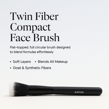 Twin Fiber Compact Face Brush