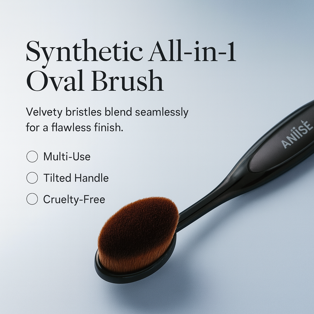 Synthetic All-in-1 Oval Brush