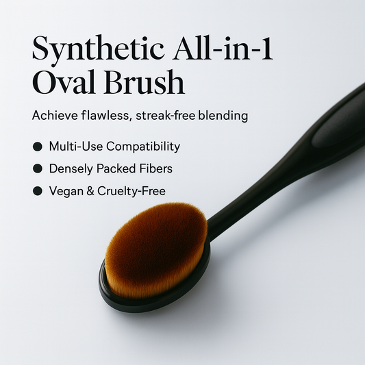 Synthetic All-in-1 Oval Brush