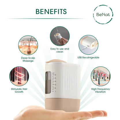 2-in-1 Vibrating Hair Treatment Tool